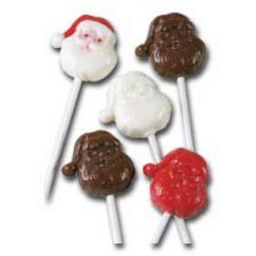 Santa Faces Chocolate Mould - Click Image to Close